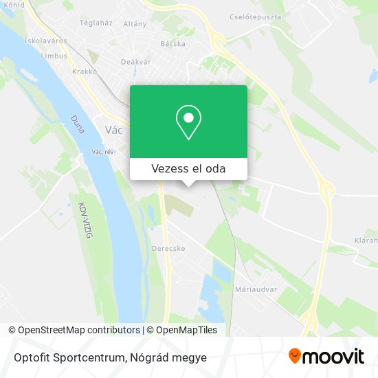 Optofit Sportcentrum térkép