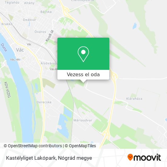 Kastélyliget Lakópark térkép