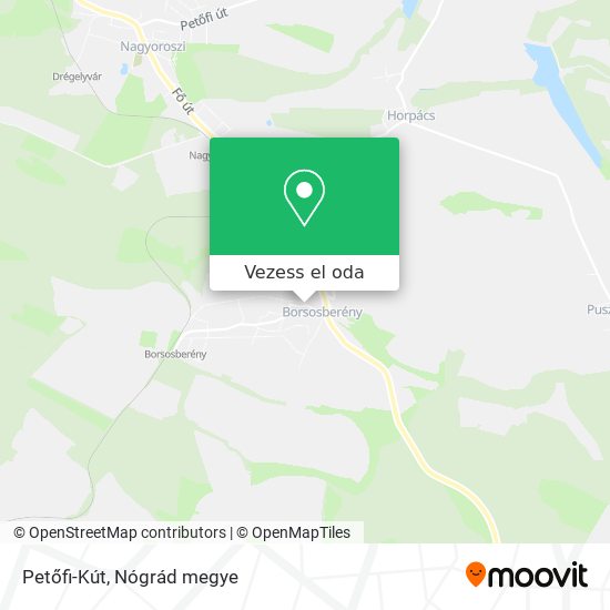 Petőfi-Kút térkép