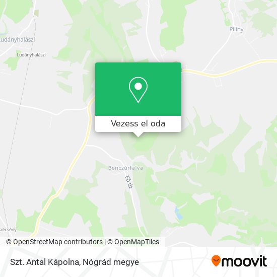 Szt. Antal Kápolna térkép