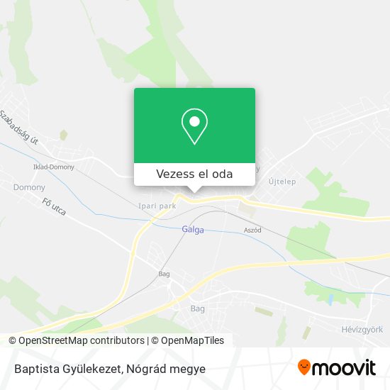 Baptista Gyülekezet térkép