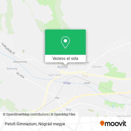 Petofi Gimnazium térkép