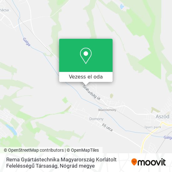 Rema Gyártástechnika Magyarország Korlátolt Felelésségű Társaság térkép
