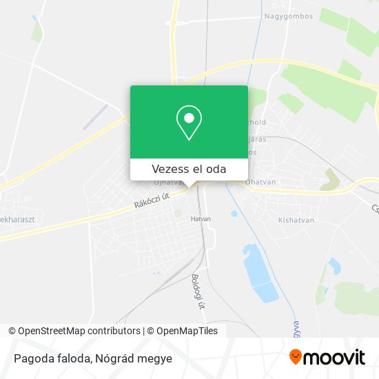 Pagoda faloda térkép