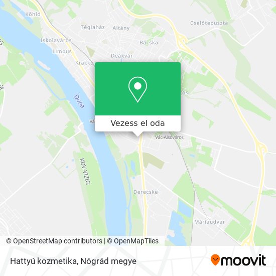 Hattyú kozmetika térkép
