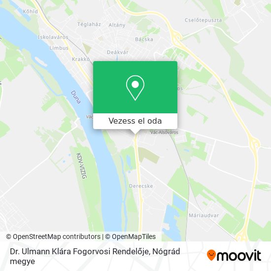 Dr. Ulmann Klára Fogorvosi Rendelője térkép