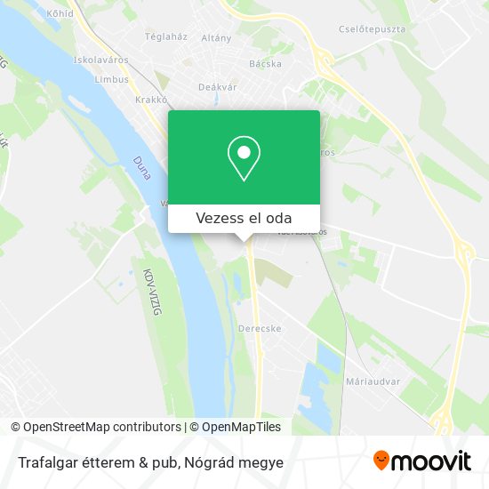 Trafalgar étterem & pub térkép