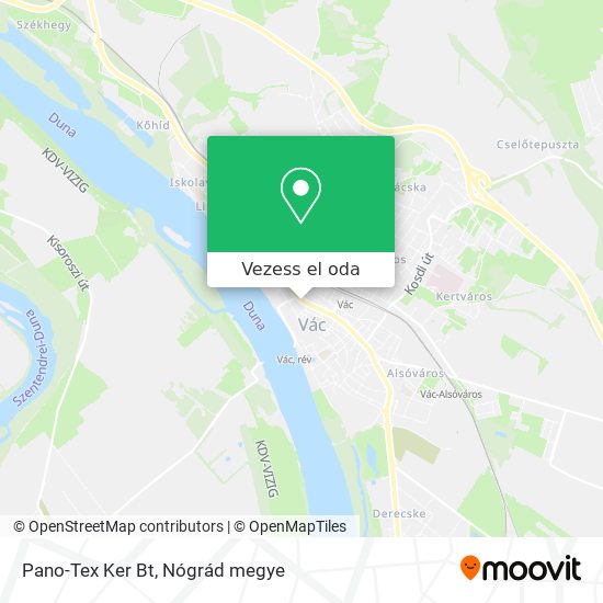 Pano-Tex Ker Bt térkép