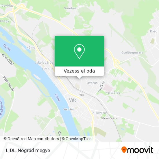 LIDL térkép