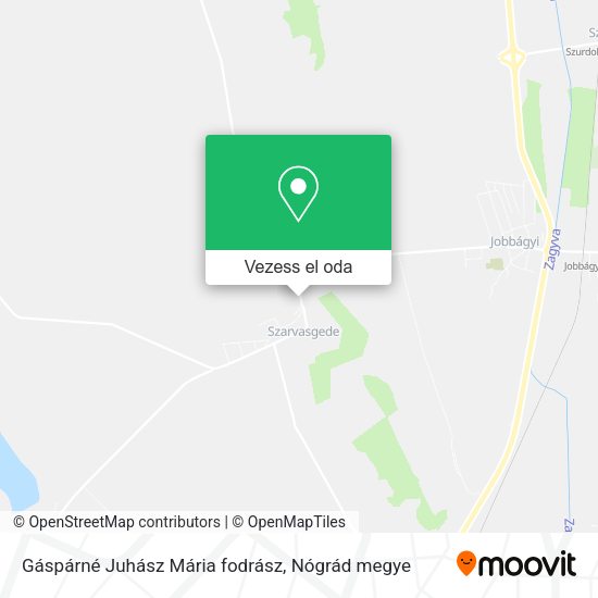 Gáspárné Juhász Mária fodrász térkép