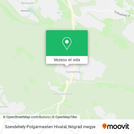 Szendehely Polgármesteri Hivatal térkép