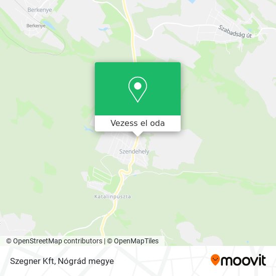 Szegner Kft térkép