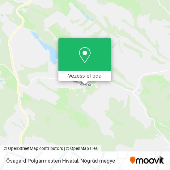 Ősagárd Polgármesteri Hivatal térkép