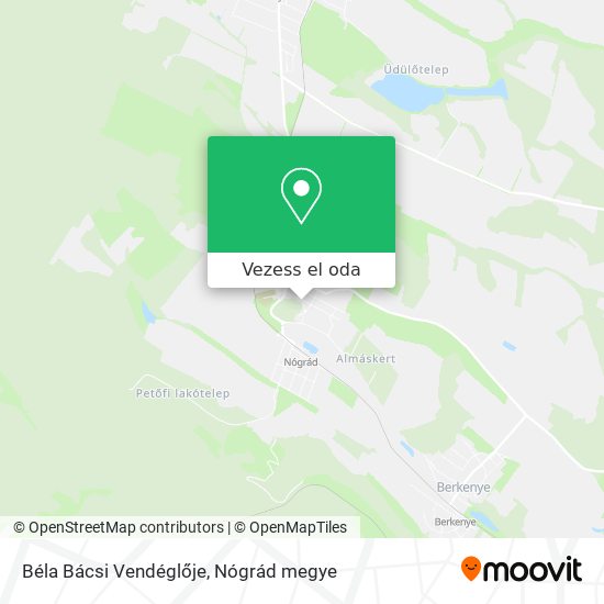 Béla Bácsi Vendéglője térkép