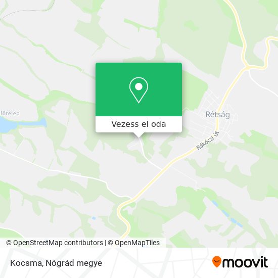 Kocsma térkép