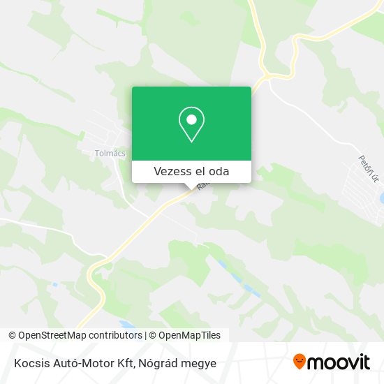 Kocsis Autó-Motor Kft térkép