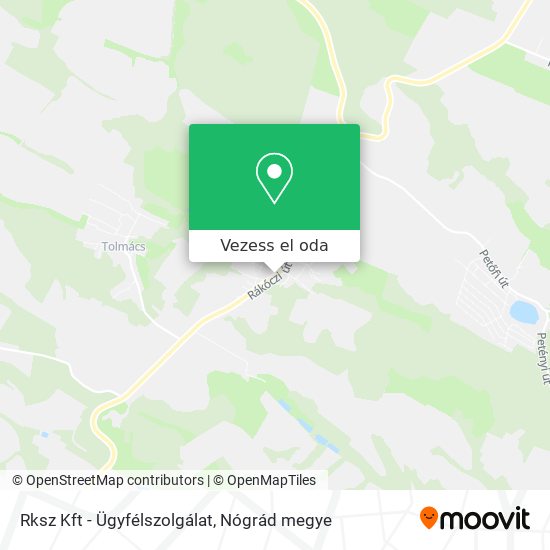 Rksz Kft - Ügyfélszolgálat térkép