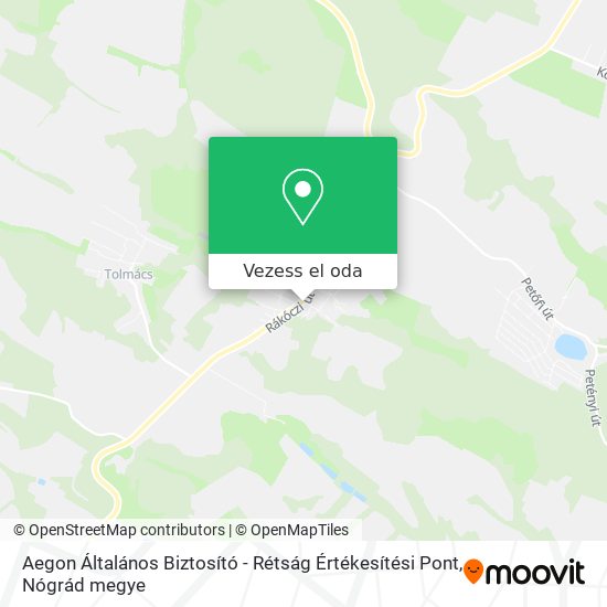 Aegon Általános Biztosító - Rétság Értékesítési Pont térkép