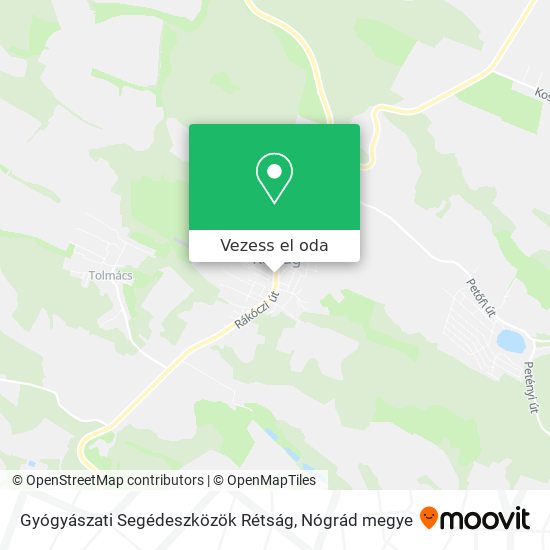 Gyógyászati Segédeszközök Rétság térkép