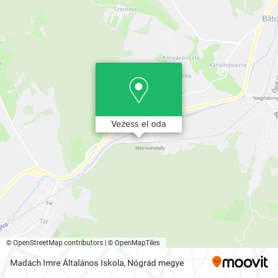 Madách Imre Általános Iskola térkép