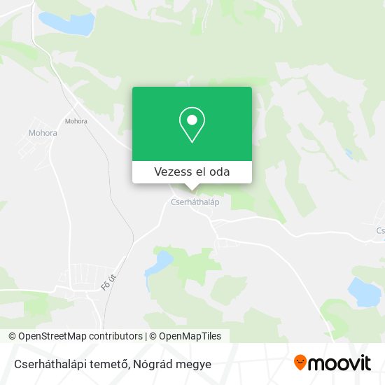 Cserháthalápi temető térkép