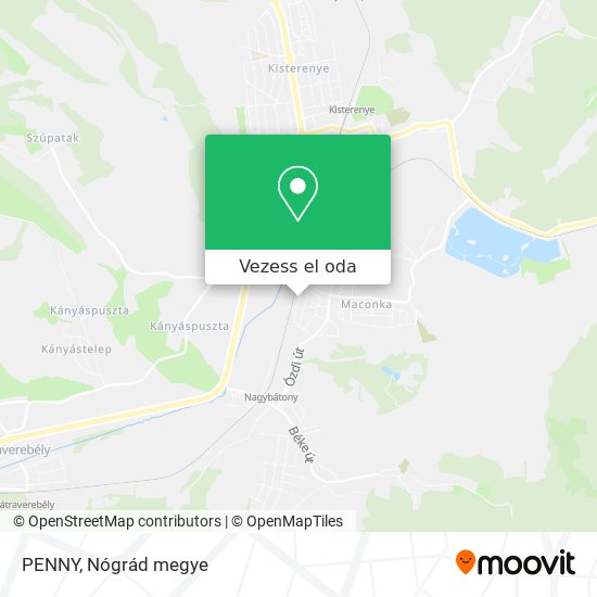 PENNY térkép