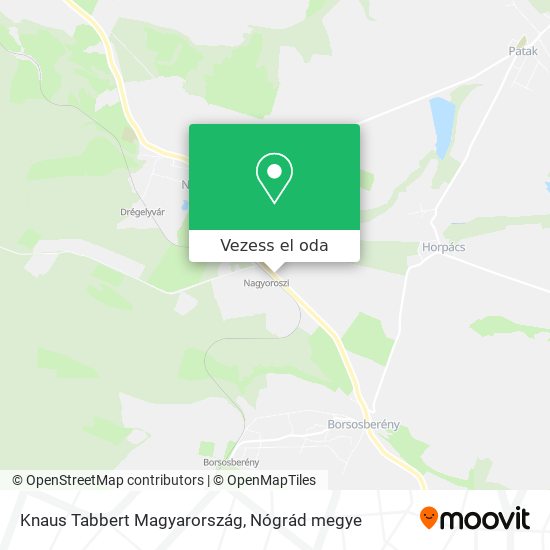 Knaus Tabbert Magyarország térkép