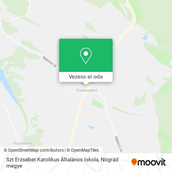 Szt Erzsébet Katolikus Általános Iskola térkép