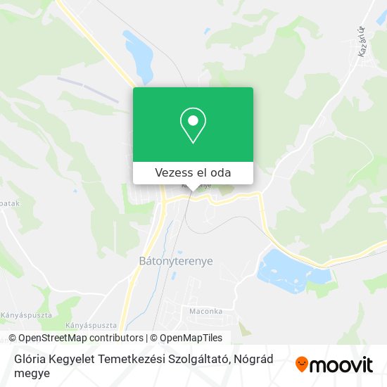 Glória Kegyelet Temetkezési Szolgáltató térkép