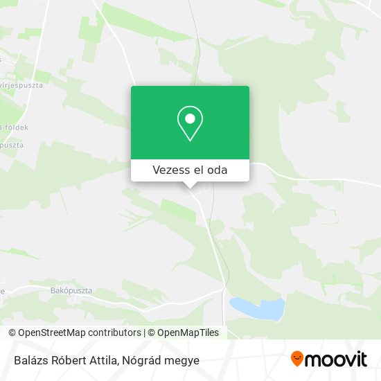 Balázs Róbert Attila térkép