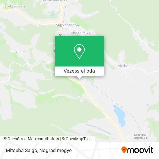 Mitsuba Salgó térkép