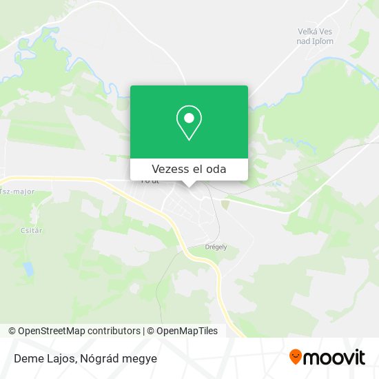 Deme Lajos térkép