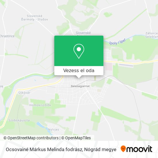 Ocsovainé Márkus Melinda fodrász térkép