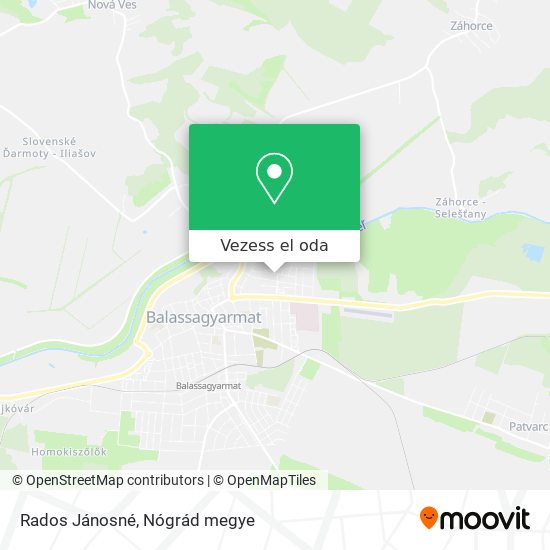 Rados Jánosné térkép