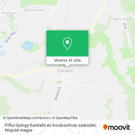 Pifka György Kandalló és Kovácsoltvas szaküzlet térkép