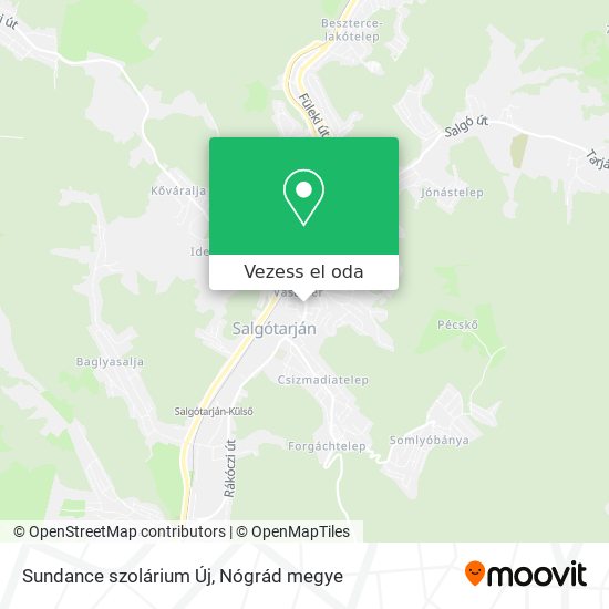 Sundance szolárium Új térkép