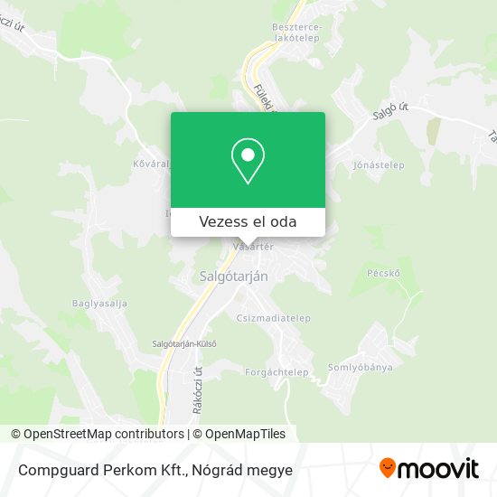 Compguard Perkom Kft. térkép