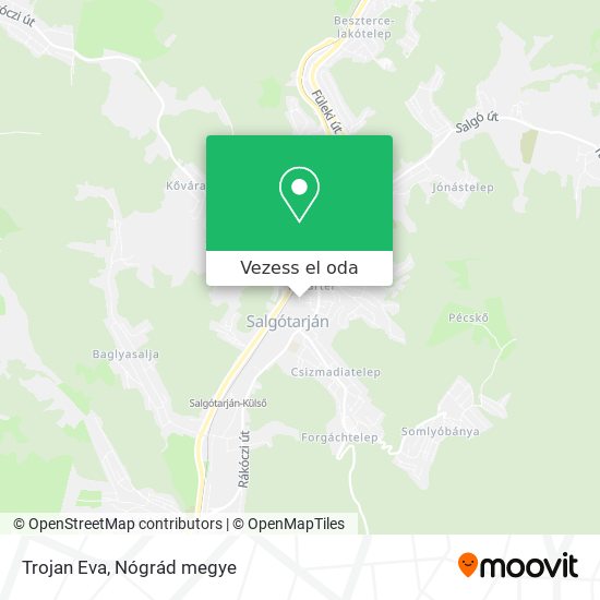 Trojan Eva térkép