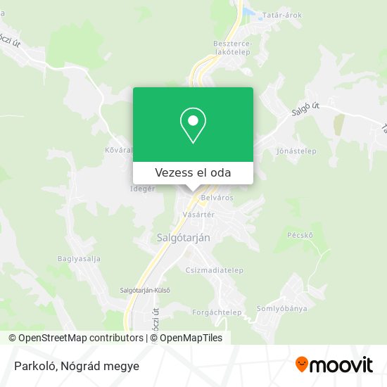 Parkoló térkép
