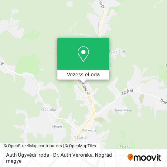 Auth Ügyvédi iroda - Dr. Auth Veronika térkép
