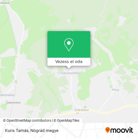 Kuris Tamás térkép