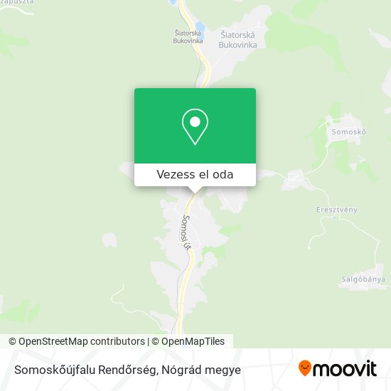 Somoskőújfalu Rendőrség térkép