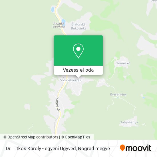 Dr. Titkos Károly - egyéni Ügyvéd térkép