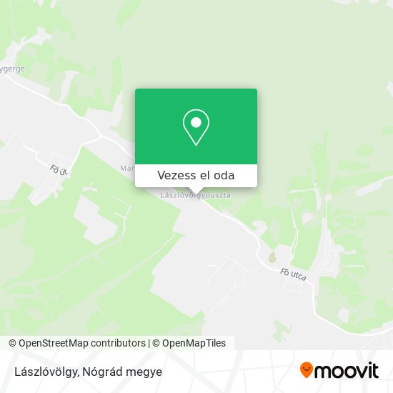 Lászlóvölgy térkép