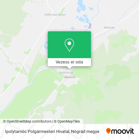 Ipolytarnóc Polgármesteri Hivatal térkép