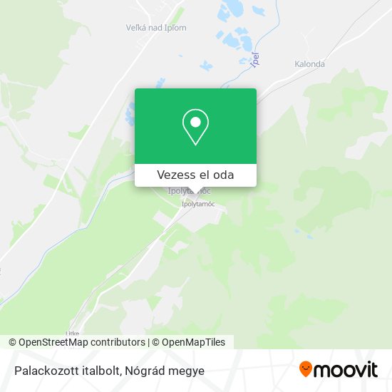 Palackozott italbolt térkép