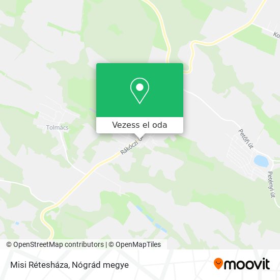 Misi Rétesháza térkép