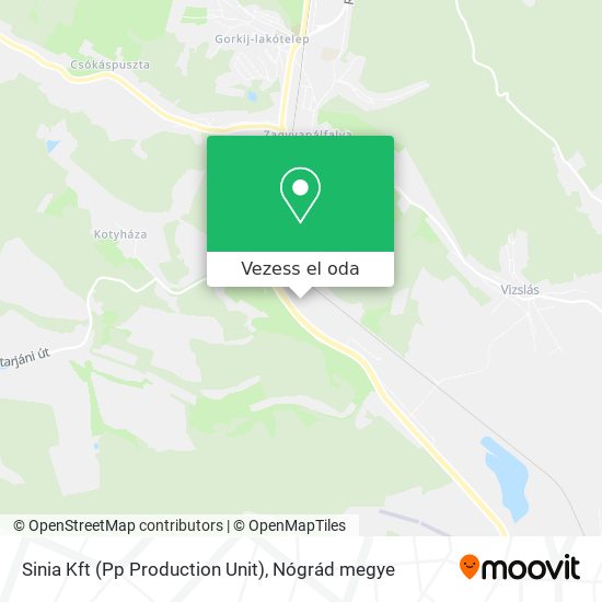 Sinia Kft (Pp Production Unit) térkép