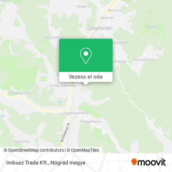 Imbusz Trade Kft. térkép