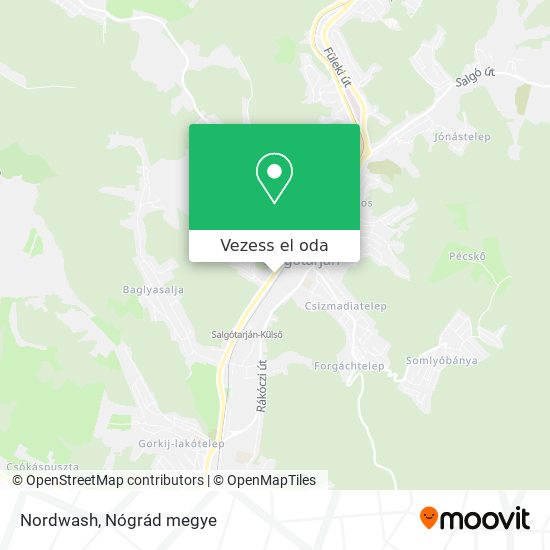 Nordwash térkép